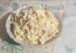 Kiaušinių ir obuolių salotos