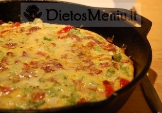 Omletas su daržovėmis