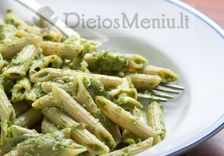 Makaronai su pesto padažu