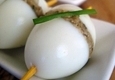 Įdarytį kiaušiniai su baklažanu