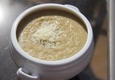Česnakų sriuba su parmezano sūriu